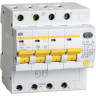 Дифференциальный автоматический выключатель IEK АД14 4Р 25А 100мА - MAD10-4-025-C-100