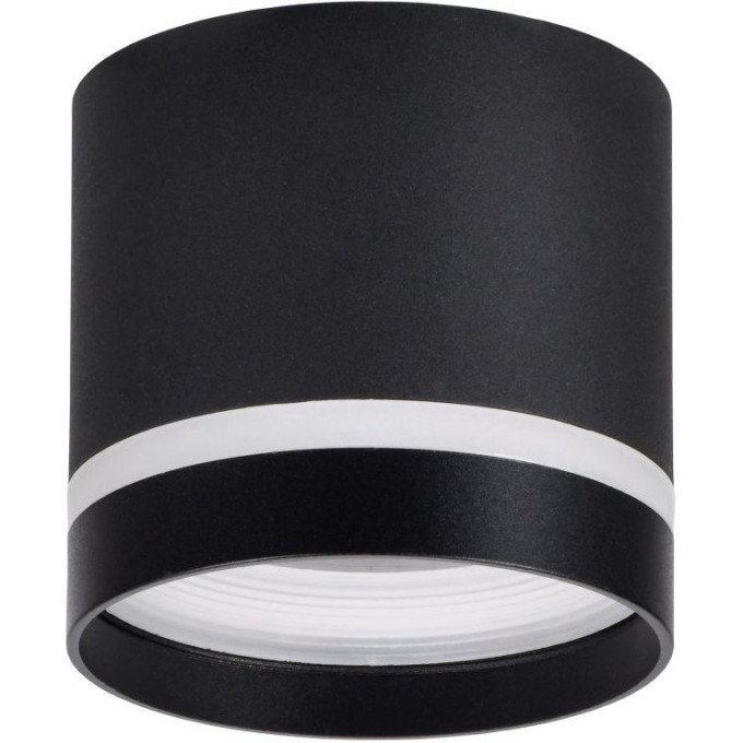 Накладной потолочный светильник IEK Lighting 4016 под лампу gx53 черный LT-UPB0-4016-GX53-1-K02