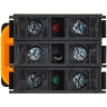 Переключатель с подсветкой на 2 положения IEK MASTER MI-SW60-11XD-3-14-2-K07 1NO+1NC синий