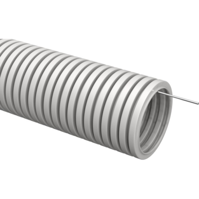 Труба гофрированная IEK ПВХ d=16мм с зондом (10м) - CTG20-16-K41-010I